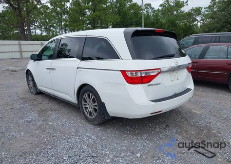 2011 Honda Odyssey Exl z USA, uszkodzony, nr VIN 5FNRL5H67BB040312